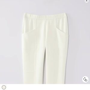 J Jill fit sleek double-knit seamed crops PM